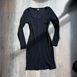 GAP Black Long Sleeve Dress